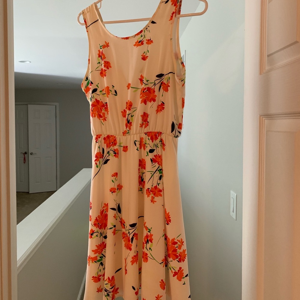 A beautiful flower dress